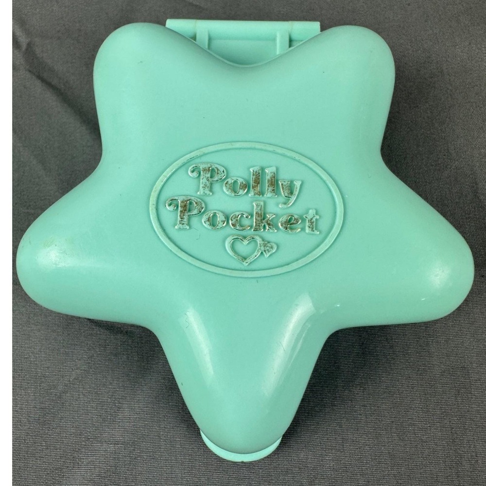 Vtg POLLY POCKET Bluebird Fairy Wishing World 1992 Star Compact Only